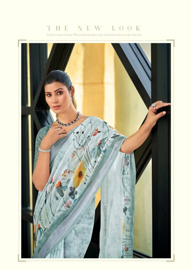 Vidhya Vol 5 By LT Linen Cotton Printed Sarees Wholesale Price In Surat